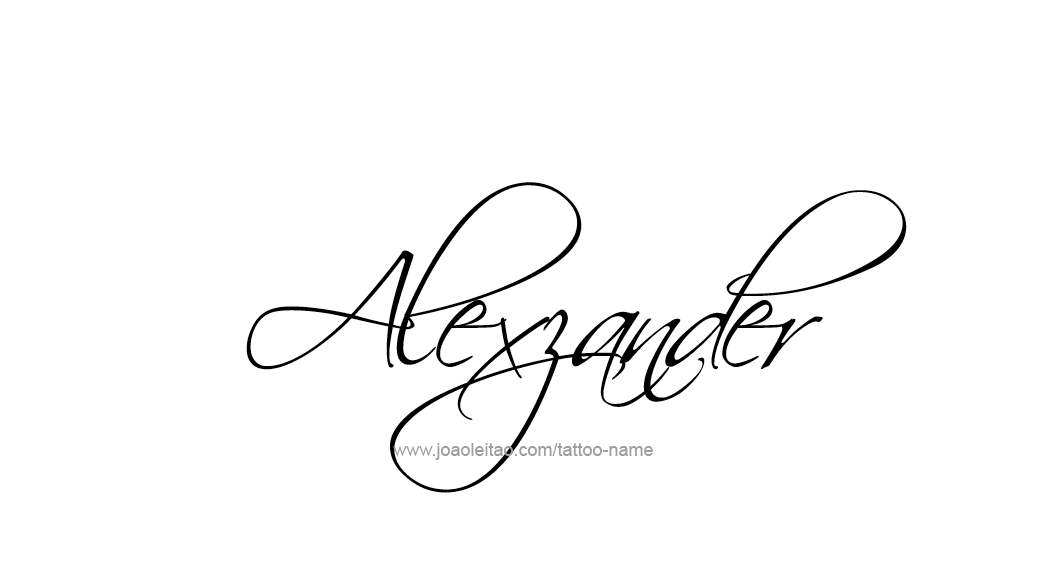 Tattoo Design  Name Alexzander   