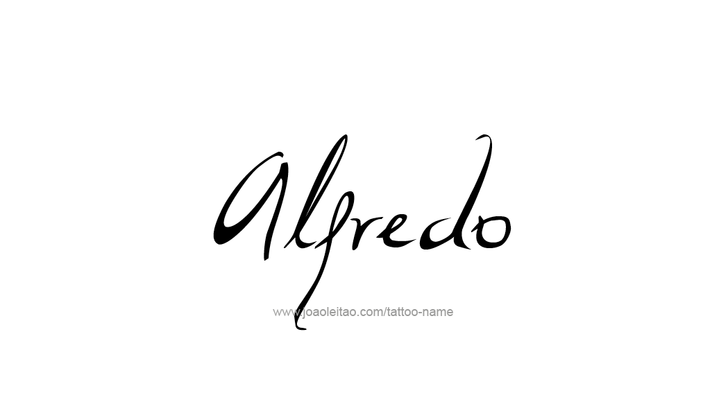 Tattoo Design  Name Alfredo   