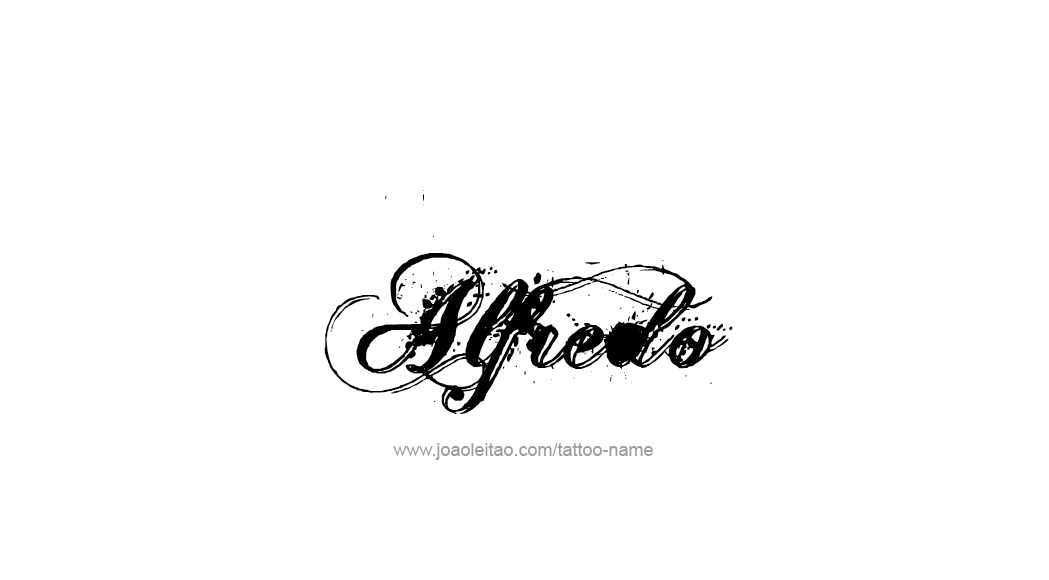 Tattoo Design  Name Alfredo   