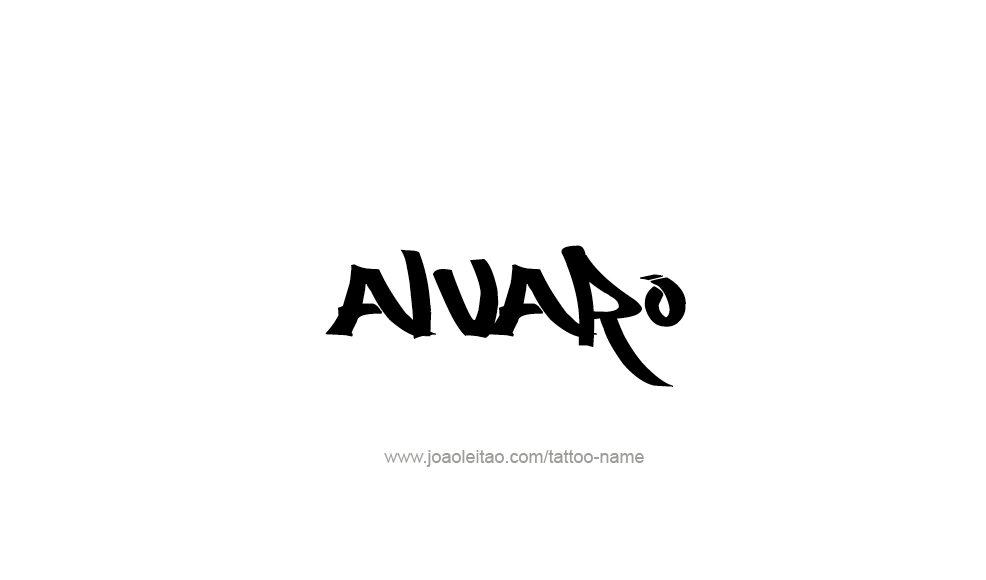 Tattoo Design  Name Alvaro   