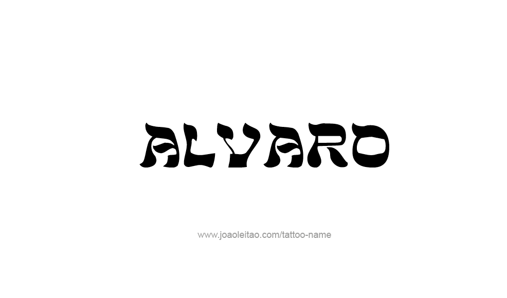 Tattoo Design  Name Alvaro   