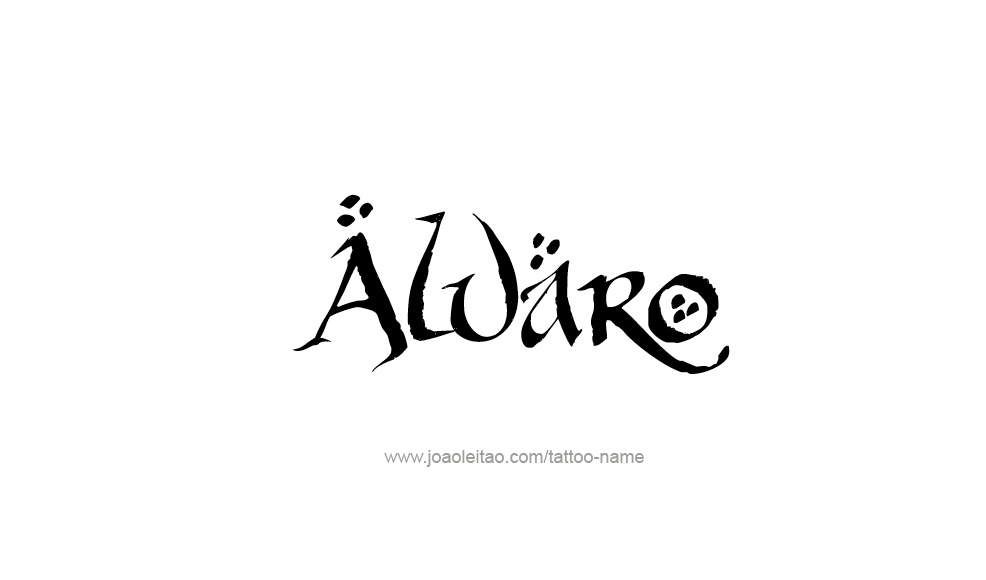 Tattoo Design  Name Alvaro   