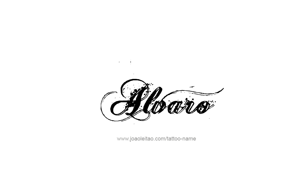 Tattoo Design  Name Alvaro   