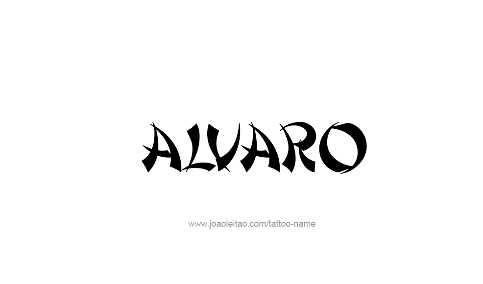 Tattoo Design  Name Alvaro   