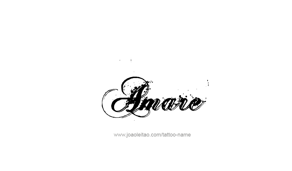 Tattoo Design  Name Amare   