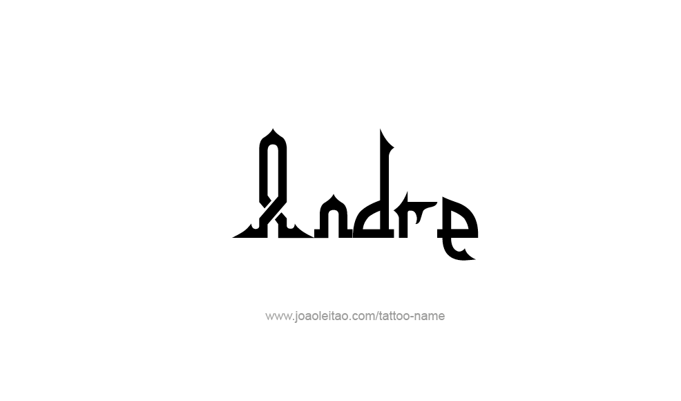 Tattoo Design  Name Andre   