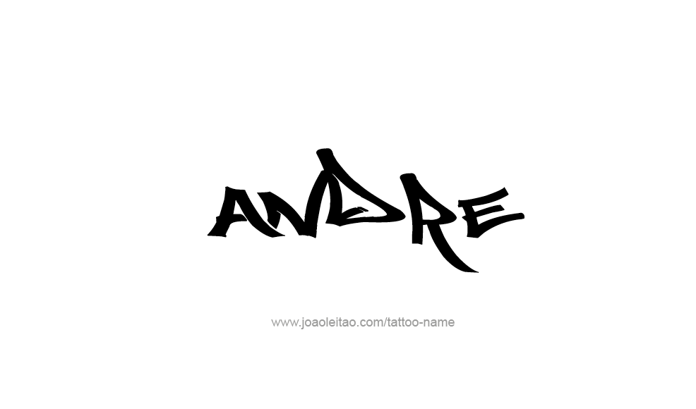 Tattoo Design  Name Andre   