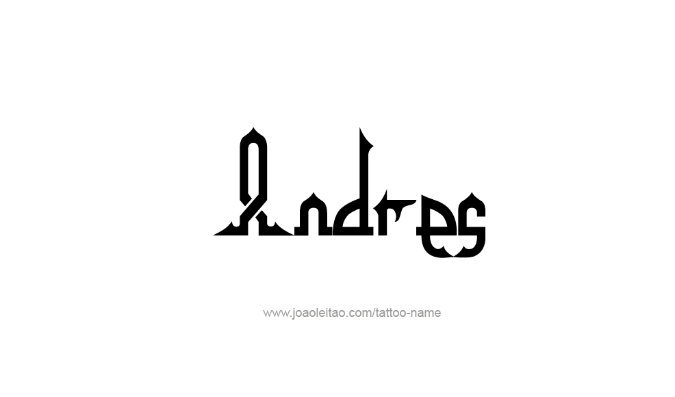 Tattoo Design  Name Andres   