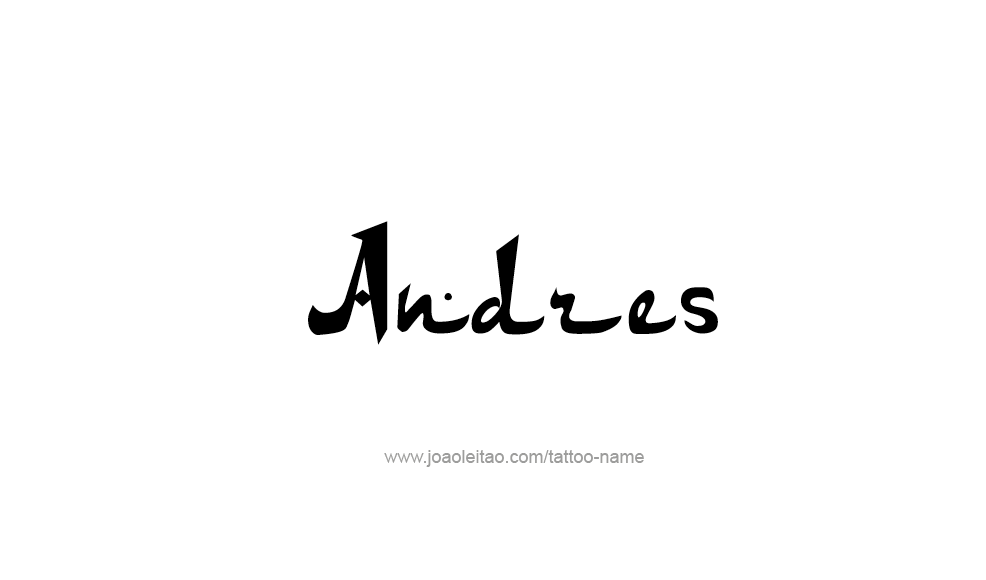 Tattoo Design  Name Andres   