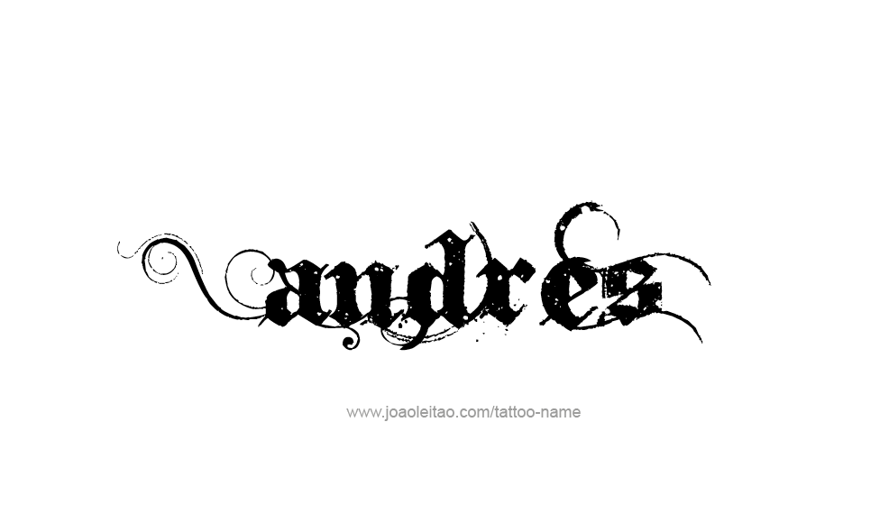 Tattoo Design  Name Andres   