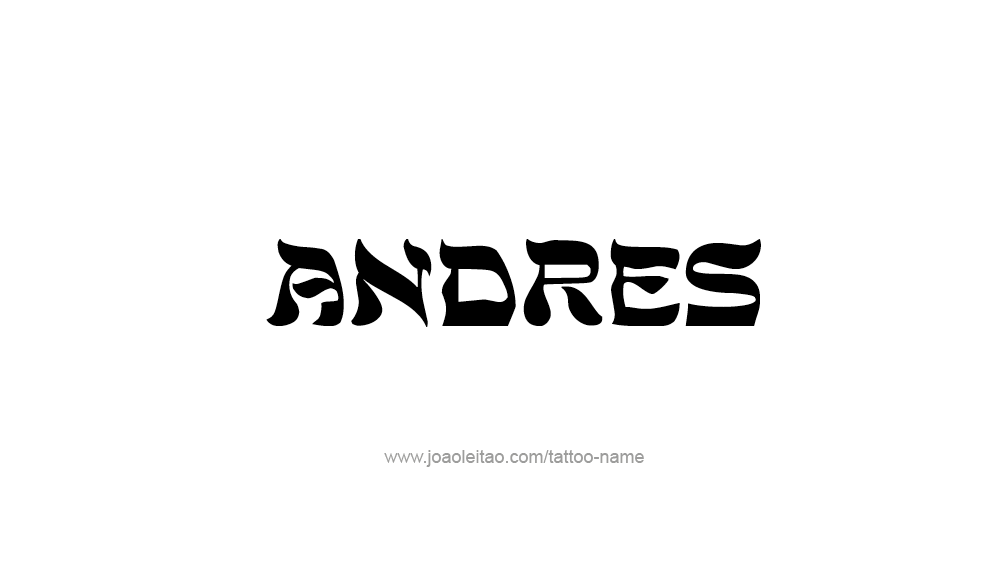 Tattoo Design  Name Andres   