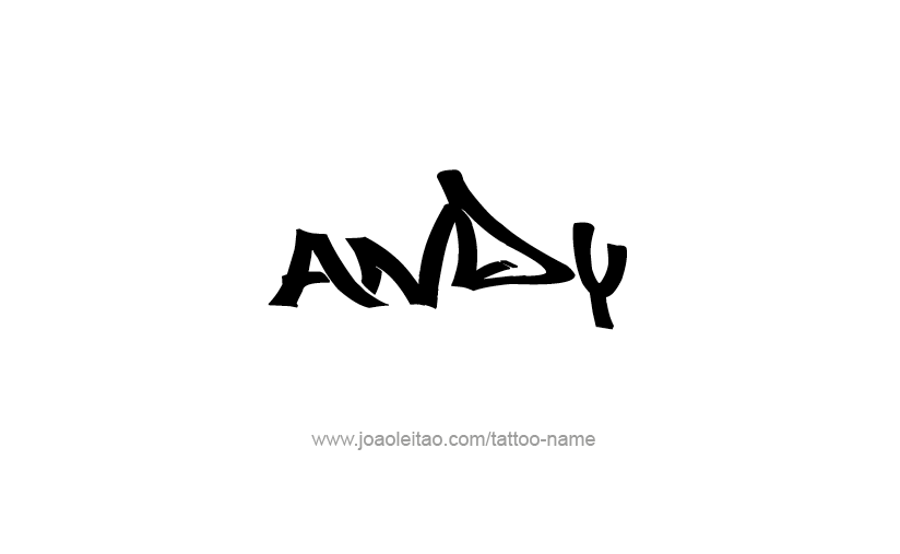 Tattoo Design  Name Andy   