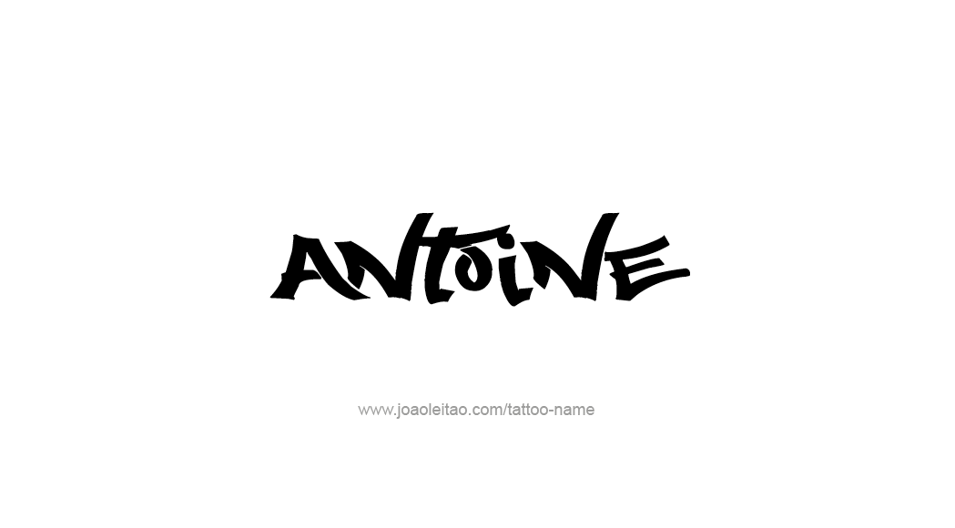 Tattoo Design  Name Antoine   