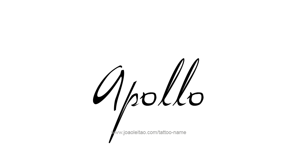 Tattoo Design  Name Apollo   