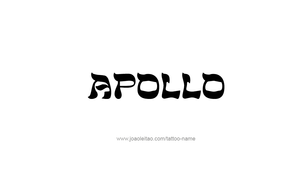 Tattoo Design  Name Apollo   