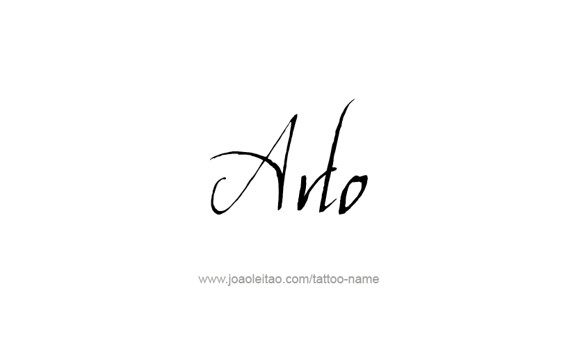 Tattoo Design  Name Arlo   