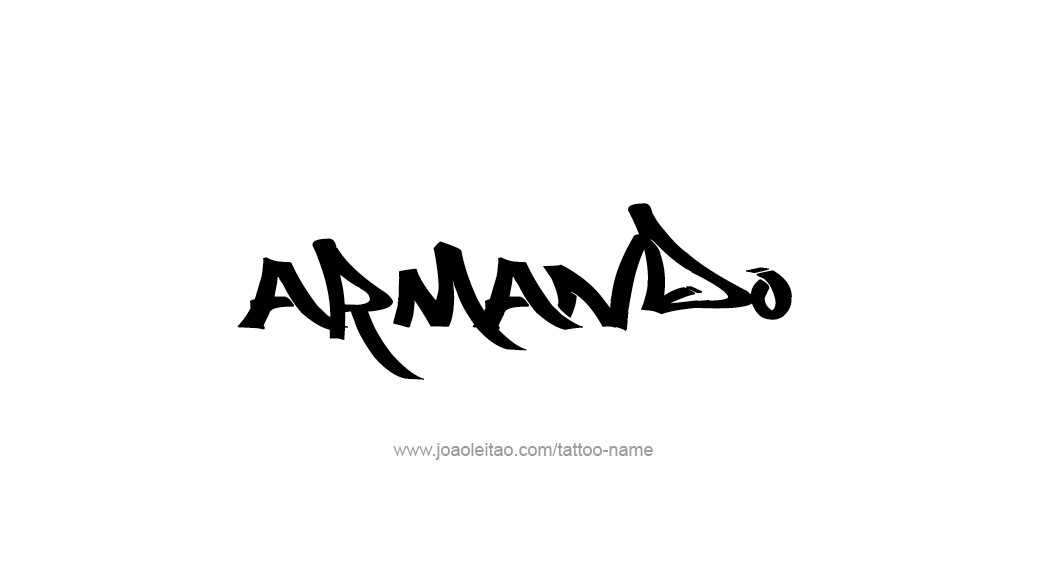 Tattoo Design  Name Armando   