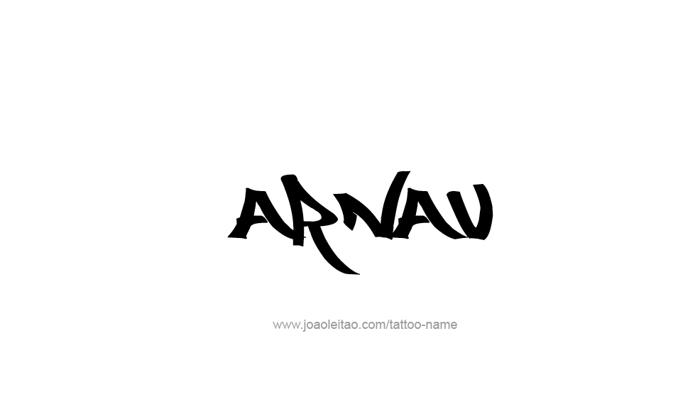 Tattoo Design  Name Arnav   