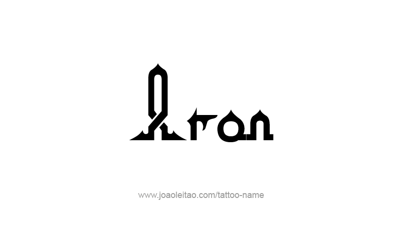 Tattoo Design  Name Aron   