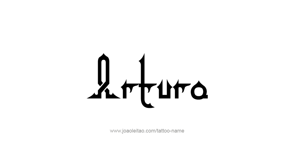 Tattoo Design  Name Arturo   