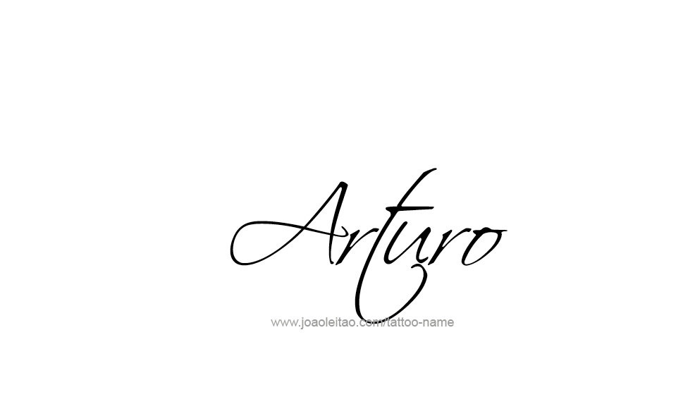 Tattoo Design  Name Arturo   