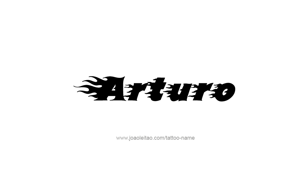 Tattoo Design  Name Arturo   