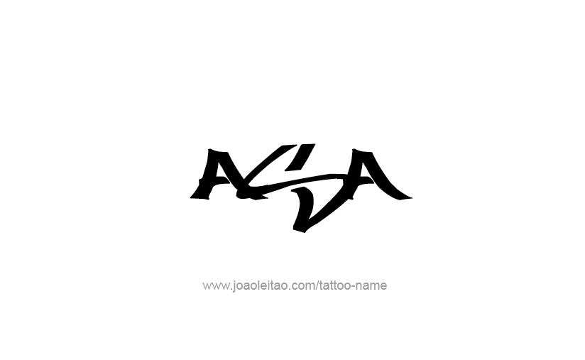 Tattoo Design  Name Asa   