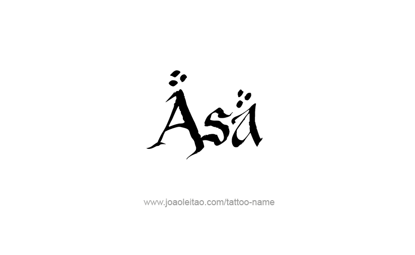 Tattoo Design  Name Asa   