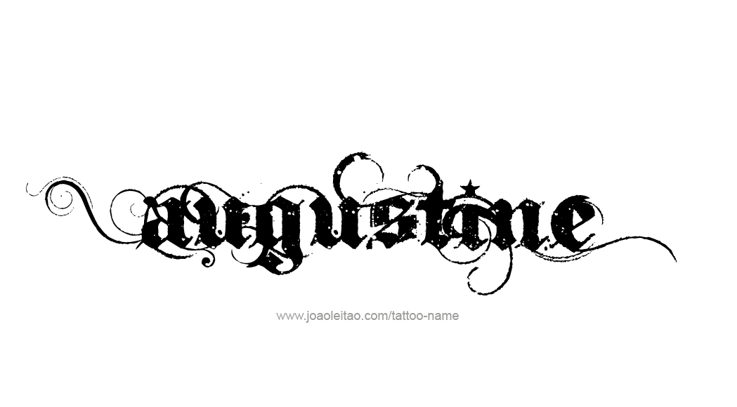 Tattoo Design  Name Augustine   