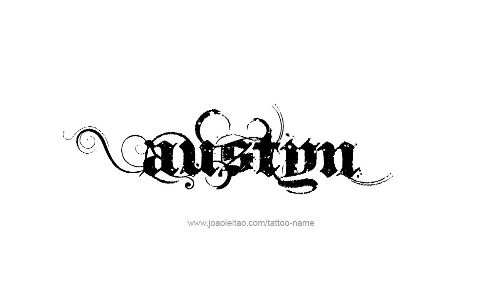 Tattoo Design  Name Austyn   