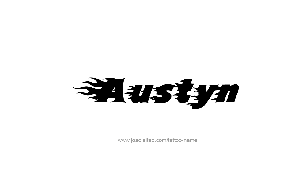 Tattoo Design  Name Austyn   