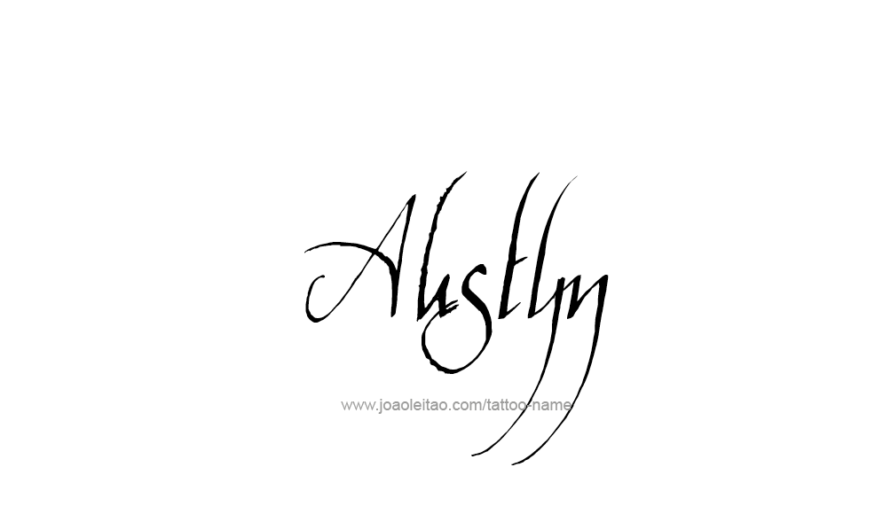 Tattoo Design  Name Austyn   