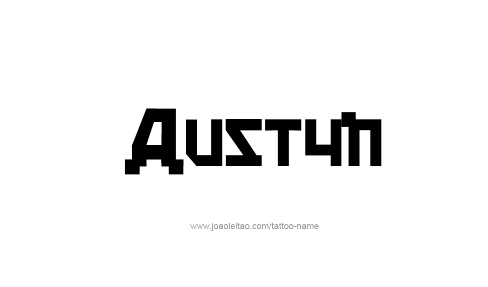 Tattoo Design  Name Austyn   