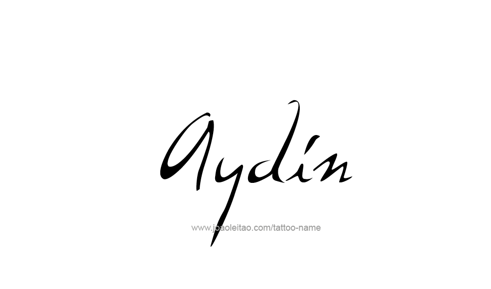 Tattoo Design  Name Aydin   