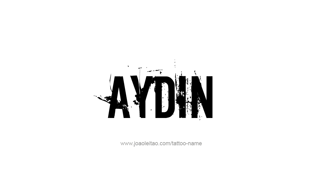 Tattoo Design  Name Aydin   