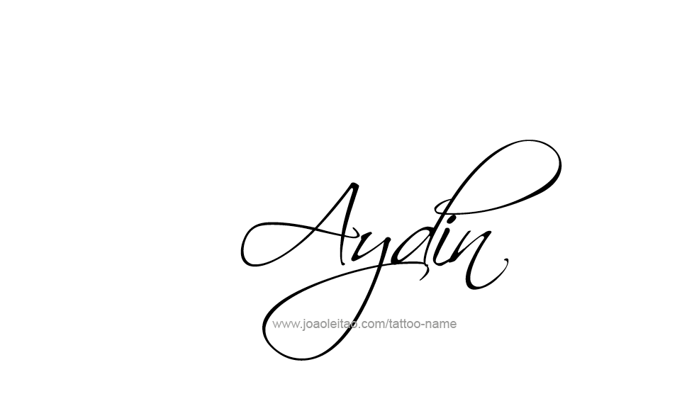 Tattoo Design  Name Aydin   