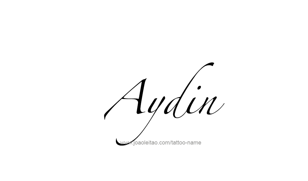 Tattoo Design  Name Aydin   