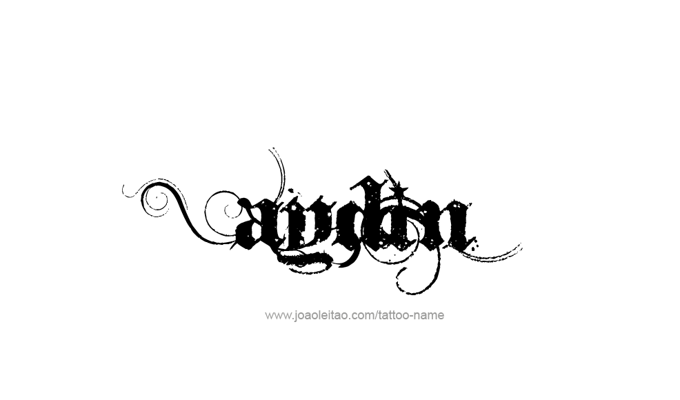 Tattoo Design  Name Aydin   