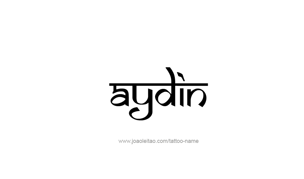 Tattoo Design  Name Aydin   