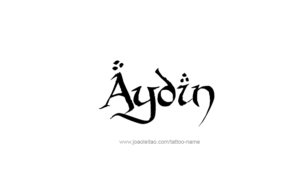 Tattoo Design  Name Aydin   