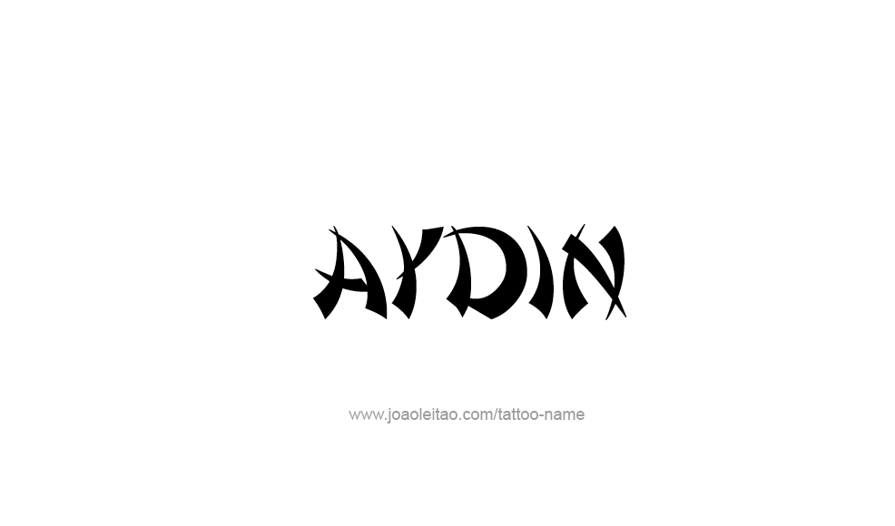 Tattoo Design  Name Aydin