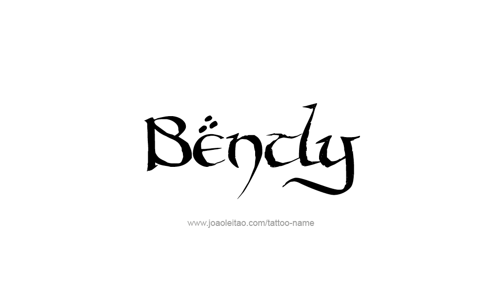 Tattoo Design  Name Bently   