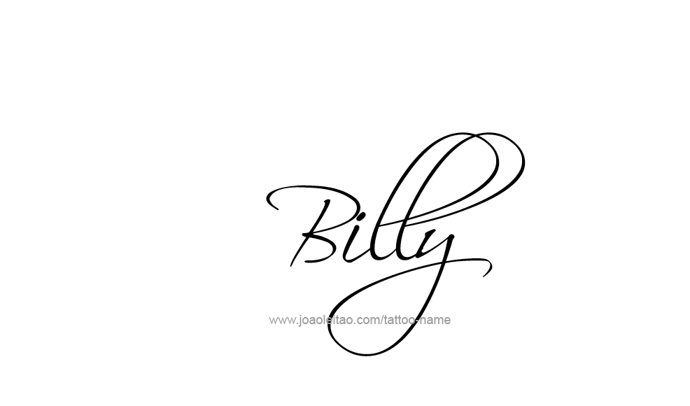 Tattoo Design  Name Billy   