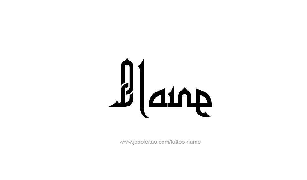 Tattoo Design  Name Blaine   