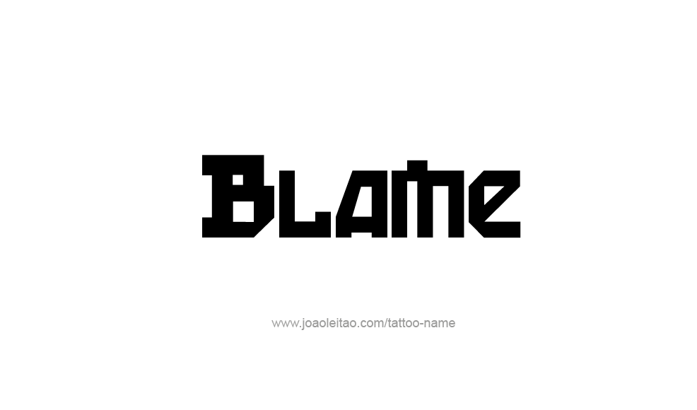 Tattoo Design  Name Blaine   