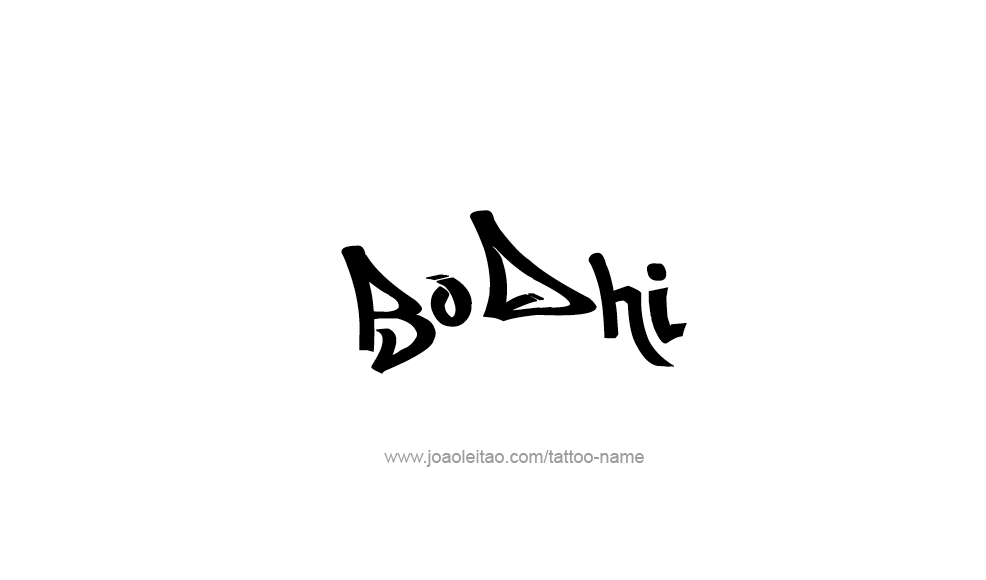 Tattoo Design  Name Bodhi   