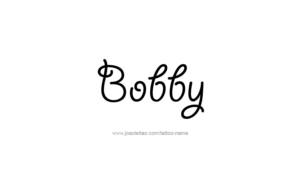 Booby Name Tattoo Designs