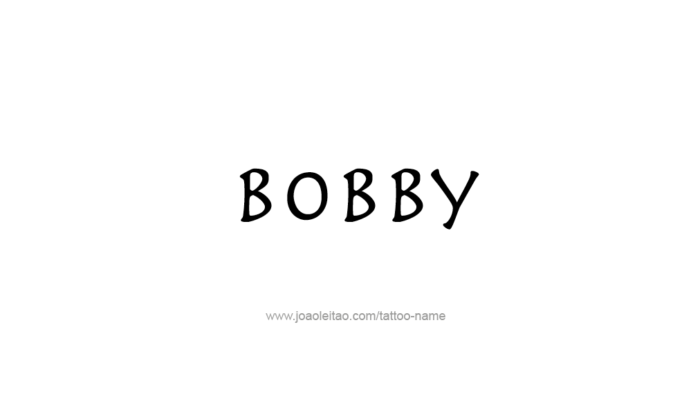 Tattoo Design  Name Booby   