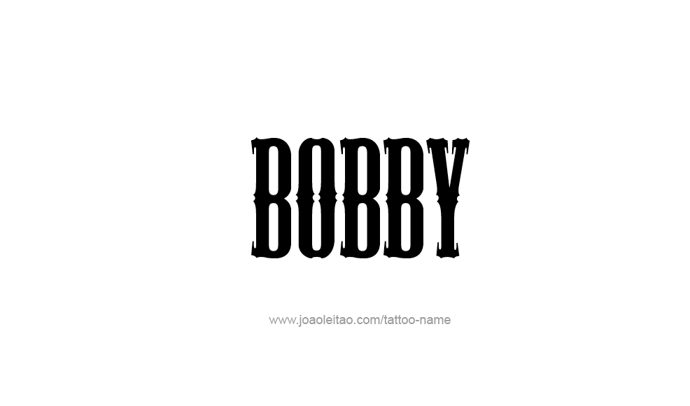 Tattoo Design  Name Booby   