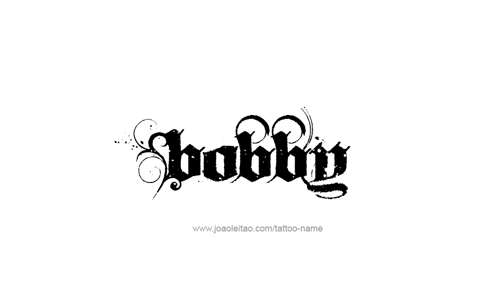 Tattoo Design  Name Booby   